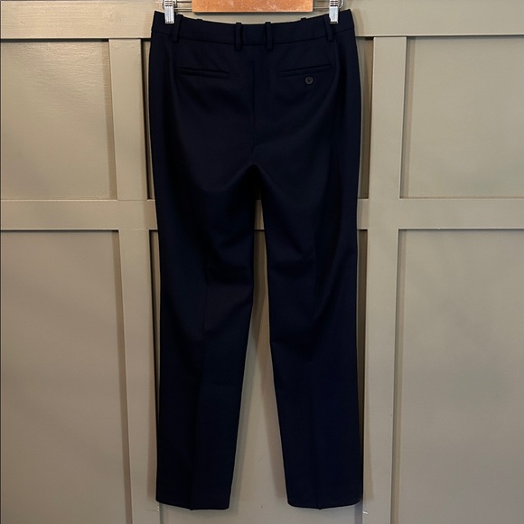 J. Crew Favorite Fit Trouser Pants Wool Navy Blue Size 2 - Picture 5 of 7